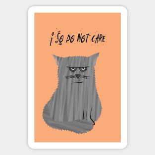 I so do not care Sticker